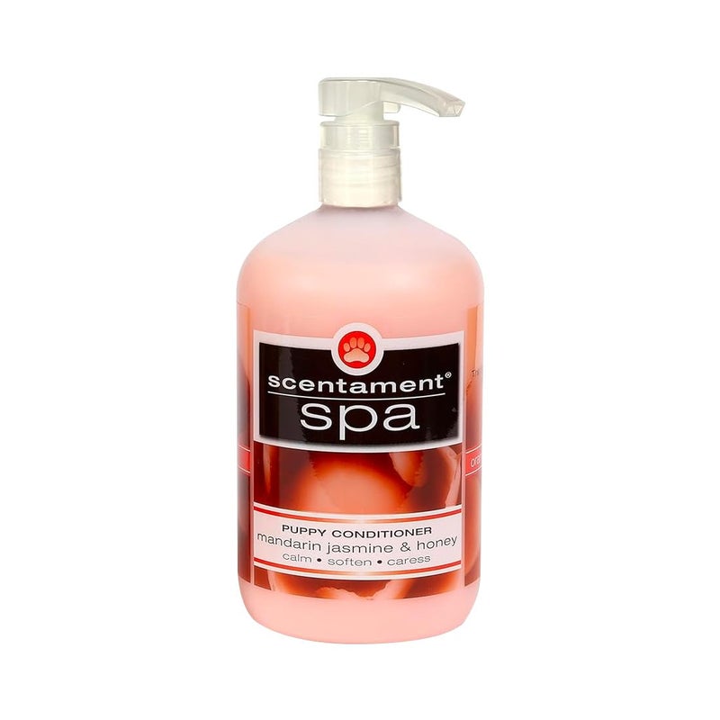 Best Shot Scentament Spa Puppy Conditioner, pH Balanced and Hypoallergenic Skin Care Product for Any Dog, Cat, Puppy, or Kitten, Mandarin Jasmine Honey, 16 Oz - Image 1